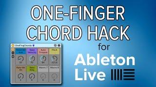 One-Finger Chord Device Hack For Ableton Live