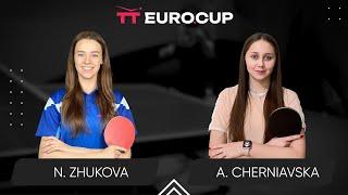 17:35 Nadiia Zhukova - Alina Cherniavska 19.09.2024 TT Euro.Cup Women Ukraine Star. TABLE 4