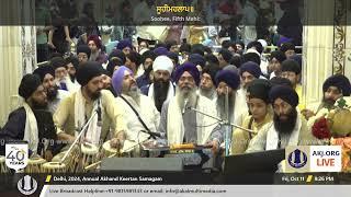 063 Delhi 11Oct2024 FriEve Akhand Keertan Bhai Manpreet Singh Jee