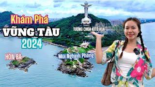 Du Lịch Vũng Tàu - Khám phá tượng CHÚA KITÔ VUA, ĐẢO BÀ, MŨI NGHINH PHONG & Hủ Tiếu Mực |SHVLOG #625