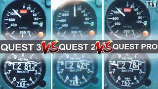 THROUGH THE LENSES - Quest 3 vs Quest 2 vs Quest PRO - Best PCVR?