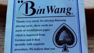 BIN WANG playing cards