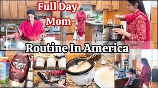 Pakistani MOM Full Day Routine With Kids| Kids MEAL Ideas | GROCERY RESTOCK 