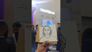 A snap on the tab, and voilà, a sketch comes to life with the magic of AI and a pen!