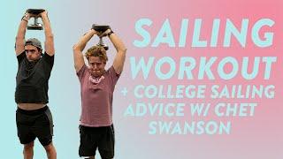 COLLEGE SAILING WORKOUT + Advice with BU Sailor Chet Swanson