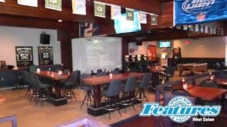 Super Bowl Party at Features Sports Bar & Grill in West Salem