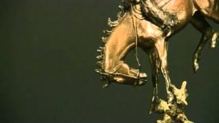 Chris Navarro bronze sculpture Cowboy Tough