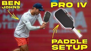 My Joola Pro IV Paddle Setup | Ben Johns
