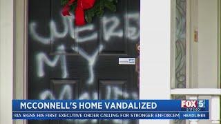 Vandals Target Homes of Pelosi, McConnell