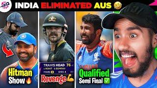 WC ka BADLA! Rohit Sharma 92  | AUS ELIMINATED  - IND AFG in SEMIFINAL  | T20 WC