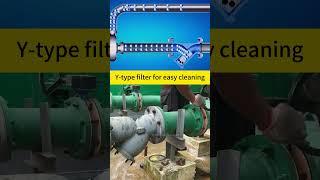 Easy-to-remove Y-type strainer #filter  #machinery  #industry  #pipeline #machine