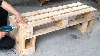 Amazing Woodworking Projects From Old Pallets - How To Make Chairs from Pallets