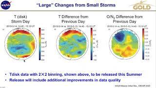2020 CEDAR Workshop: Initial Observations by the GOLD Mission