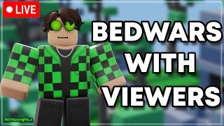 [LIVE] Playing Roblox Bedwars with Viewers | CUSTOM MATCHES!