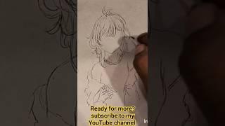 Pencil Sketching Dynamic Anime Poses #halalbeats #shorts #animeartcollective #pencildrawing