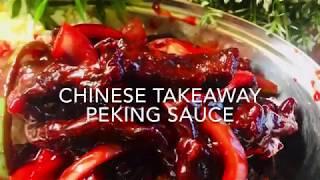 Chinese takeaway Peking sauce