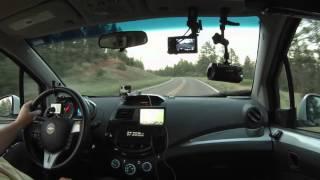 Robert Trudell drives U.S. Route 60 North through Tonto National Forest to Show Low, AZ, GP156863