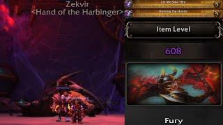 Zekvir's Lair Tier ?? Delve - ilvl 608 - Solo - Fury Warrior - Let Me Solo Him