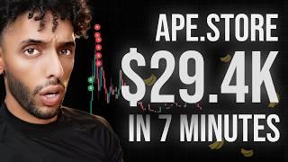 This Trader Made $29.4K in 7 Minutes on Ape.store