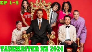 Taskmaster NZ 2024  SS 4 Episode 01 - 05  Full Episode