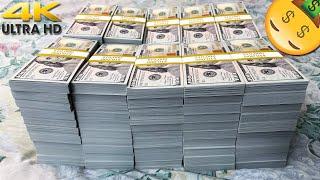 This Is What 1 Million in Cash Looks Like (4K) | Attract Abundance of Money Prosperity Luck & Wealth