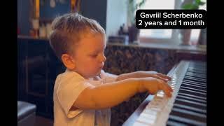 2-Year-Old Prodigy Plays Piano Like a Beethoven! Gavriil Scherbenko WONDERKID Pianist