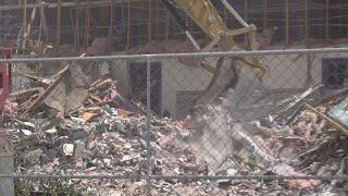 Pecos Elementary finally comes down