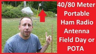 Portable Ham Radio Antenna Project - 20/40 Meter Linked Dipole for POTA