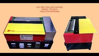 Hot Melt ROLLER Coating machine