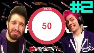 CSGO JACKPOT Sodapoppin & Phantoml0rd OVER 20000$ POT PART #2