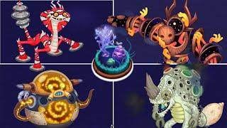 Ethereal Island - All Epic, Rare and Common Monsters (My Singing Monsters)