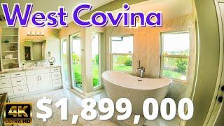 South Hills West Covina California Home Tours in 4K video Mansion 180 Degree CITY VIEW Spanish Colon