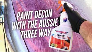 Fast iron and paint decontamination with the Three Way & Claying Rubber combo.