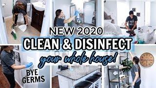 ENTIRE HOUSE CLEAN WITH ME 2020 | DISINFECTING CLEANING MOTIVATION | DEEP CLEAN WITH ME