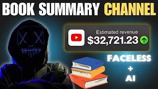 How to create Book Summary Videos for Youtube faceless channel (Youtube + Amazon Affiliate)