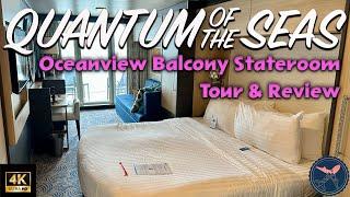 Quantum of the Seas | Royal Caribbean | Ocean View Balcony | Cabin 12164 | Room Tour & Review
