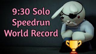 9:30 DECAY WORLD RECORD SOLO SPEEDRUN || ROBLOX PIGGY