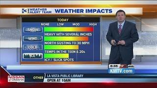 KMTV Action 3 News This Morning Weather Update