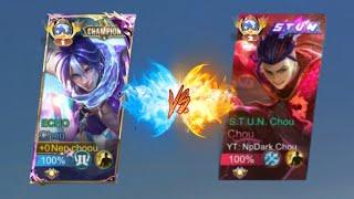 PRO YT CHOU VS NEP CHOOU FULL DAMAGE BUILD WHO WILL WIN WATCH TILL END.@Darkchoouu