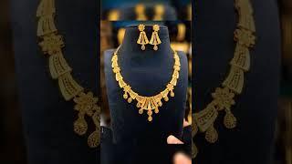 Party Wear Necklace Design | Gold Necklace Designs #shorts #viral