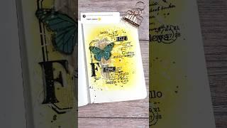 mini art journal | yellow 