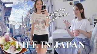 Life in Japan: I WENT TO AN AUDITION (to become famous lol) & Tokyo Weekend Vlog, Harajuku shopping