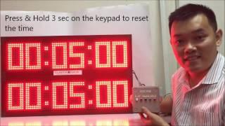 LED CountDown Timer HHMMSS | LED Display design & Manufacturer Malaysia l LED Display Panel Malaysia