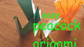 origami peacock EASY (Albert999)