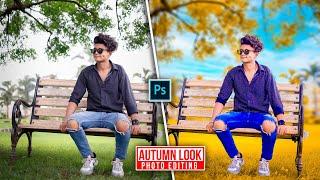 Autumn Look Photo Editing in Photoshop in Hindi - Educative Bikash