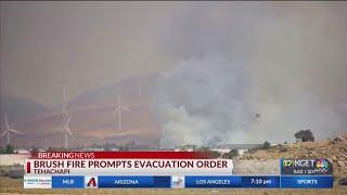 Orchard Fire prompts evacuation order in Tehachapi