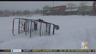 'Everyone's Just Spinning Their Wheels': Natick, Framingham Drivers Cope With Snow
