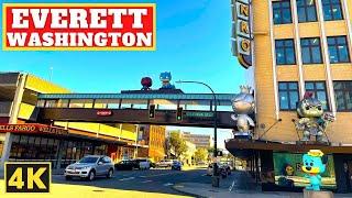 EVERETT, Washington | Beautiful 4K Walking Tour 