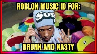 PIERRE BOURNE - DRUNK AND NASTY ROBLOX MUSIC ID/CODE | NOVEMBER 2023 | *WORKING AFTER UPDATE*