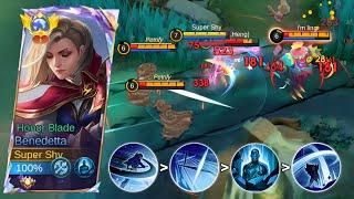 CiCi CAN’T ESCAPE FROM THIS EMBLEM AND BUILD UNTIL FEEDER IN EXP LANER | MOBILE LEGENDS